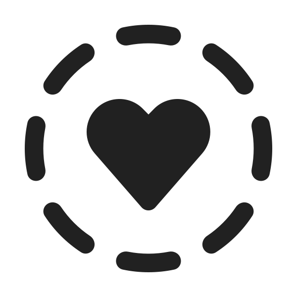 Ic Fluent Heart Circle Hint 24 Filled