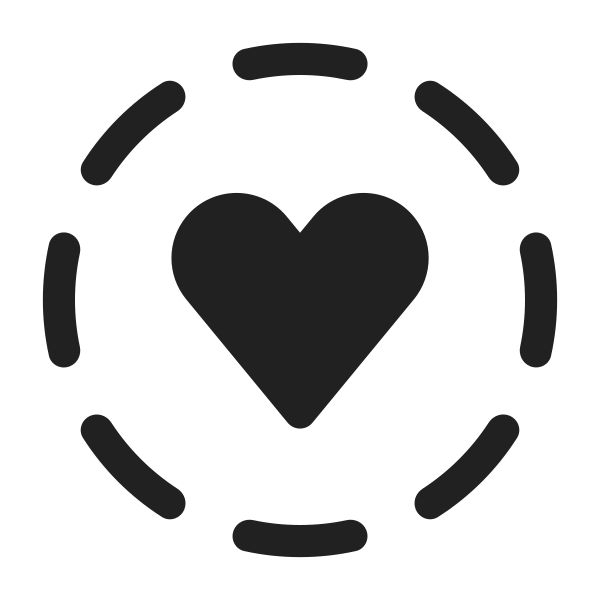 Ic Fluent Heart Circle Hint 28 Filled