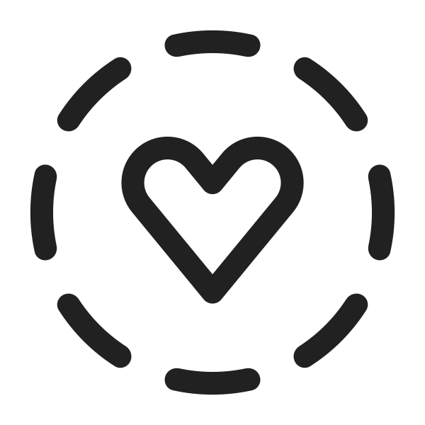Ic Fluent Heart Circle Hint 28 Regular