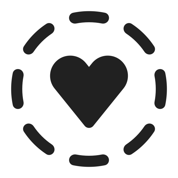 Ic Fluent Heart Circle Hint 32 Filled