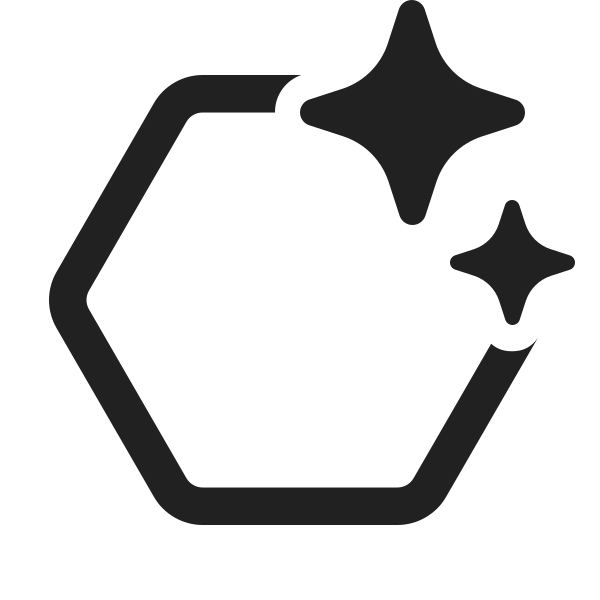 Ic Fluent Hexagon Sparkle 24 Regular