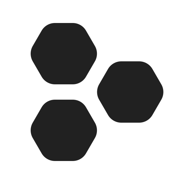 Ic Fluent Hexagon Three 12 Filled