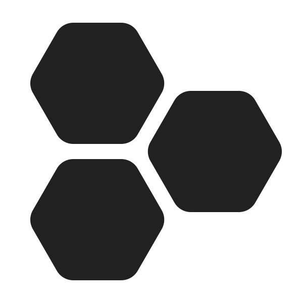 Ic Fluent Hexagon Three 20 Filled