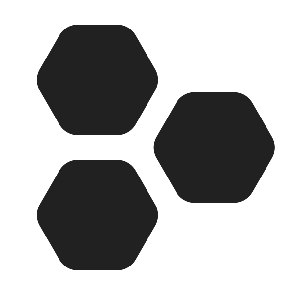 Ic Fluent Hexagon Three 24 Filled