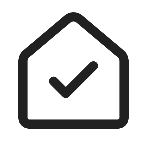 Ic Fluent Home Checkmark 24 Regular
