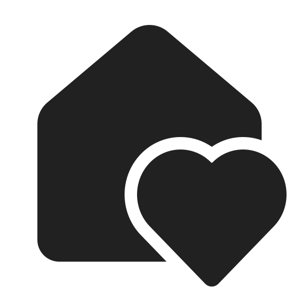 Ic Fluent Home Heart 24 Filled