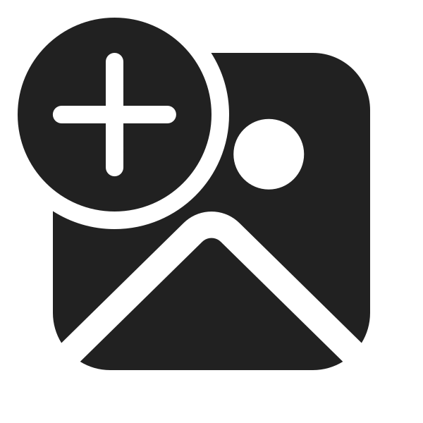 Ic Fluent Image Add 24 Filled