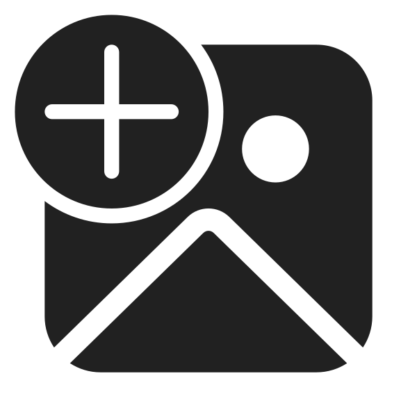 Ic Fluent Image Add 28 Filled