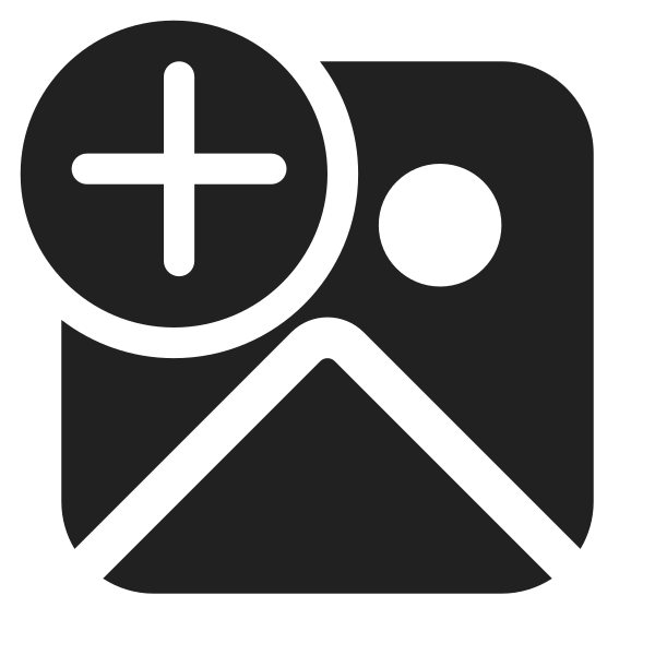 Ic Fluent Image Add 32 Filled