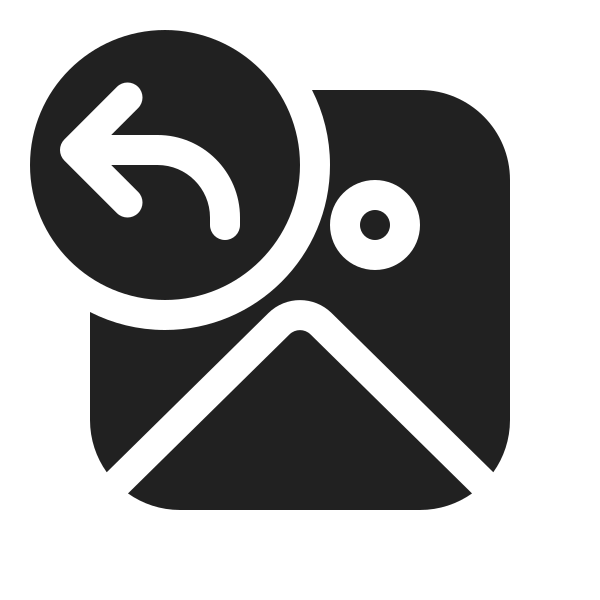 Ic Fluent Image Arrow Back 20 Filled