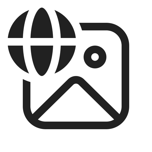 Ic Fluent Image Globe 20 Regular