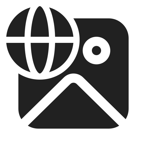 Ic Fluent Image Globe 24 Filled