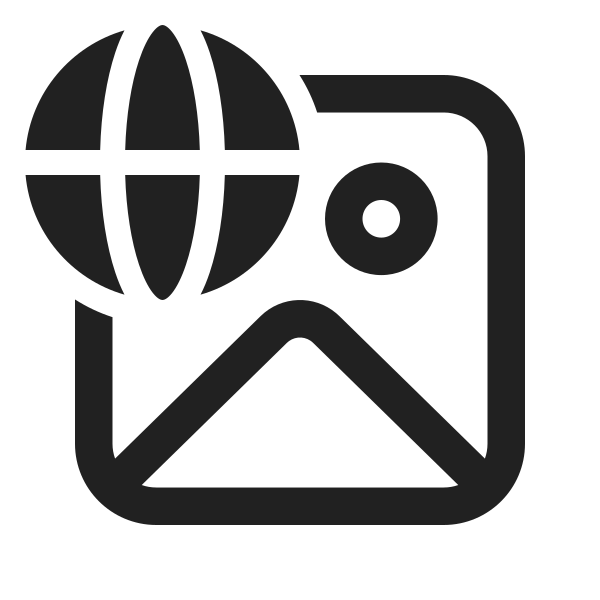 Ic Fluent Image Globe 24 Regular