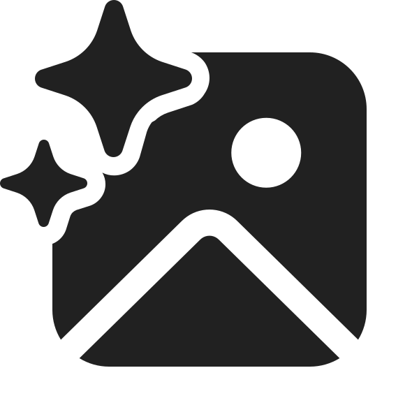 Ic Fluent Image Sparkle 24 Filled