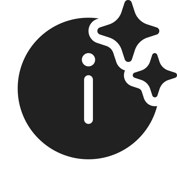 Ic Fluent Info Sparkle 20 Filled