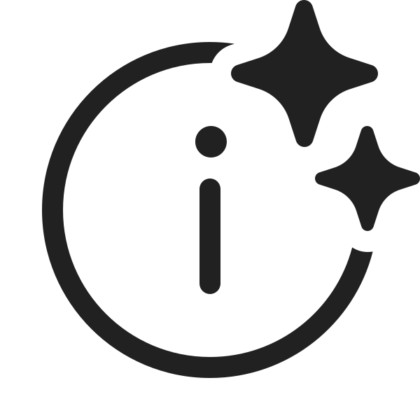 Ic Fluent Info Sparkle 20 Regular