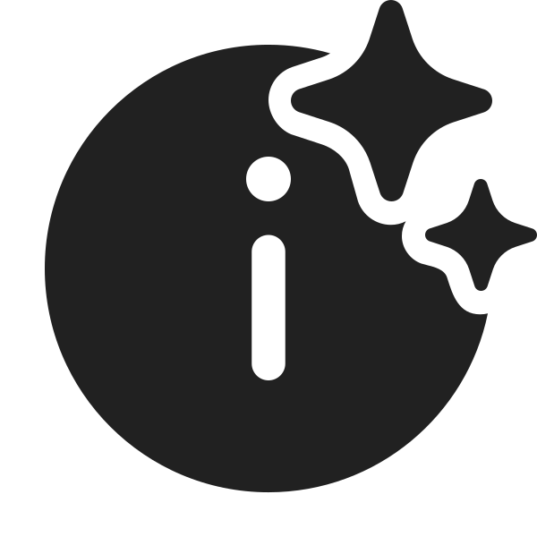 Ic Fluent Info Sparkle 24 Filled