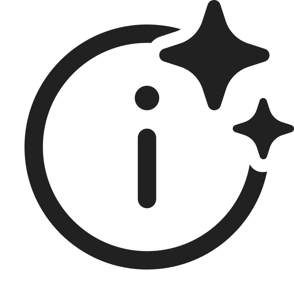 Ic Fluent Info Sparkle 24 Regular