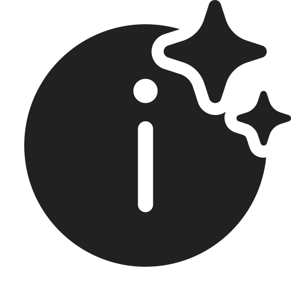 Ic Fluent Info Sparkle 48 Filled