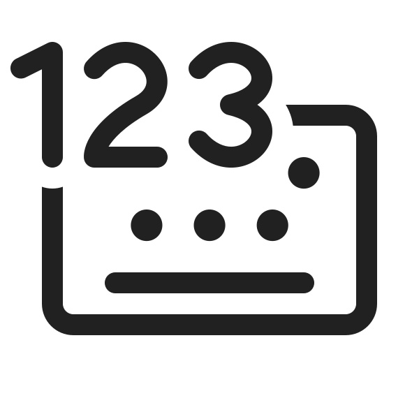 Ic Fluent Keyboard 123 20 Regular