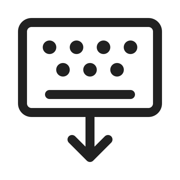 Ic Fluent Keyboard Dock 20 Regular