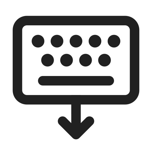 Ic Fluent Keyboard Dock 24 Regular