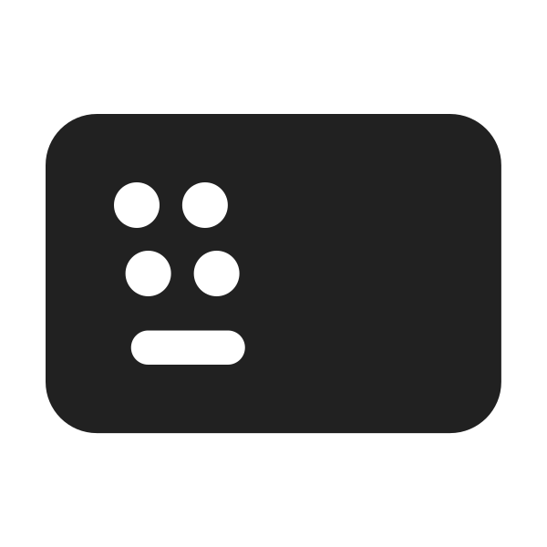 Ic Fluent Keyboard Layout One Handed Left 24 Filled