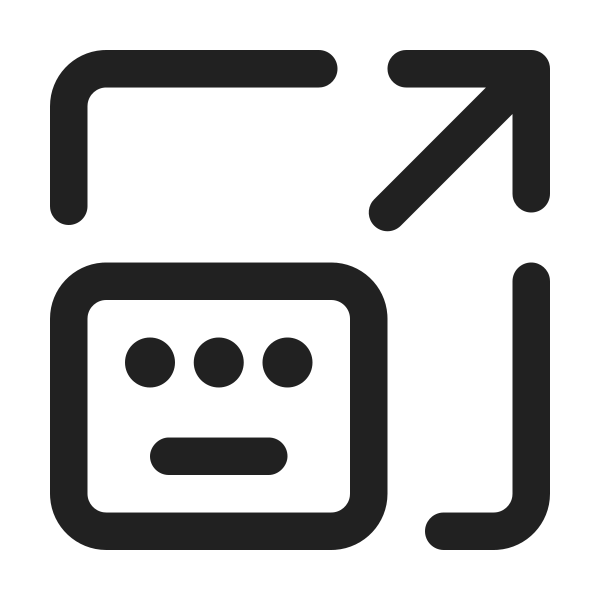 Ic Fluent Keyboard Layout Resize 24 Regular