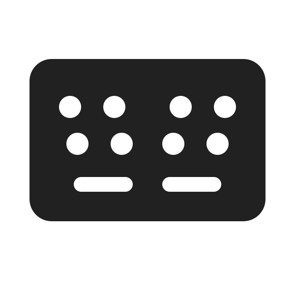 Ic Fluent Keyboard Layout Split 20 Filled