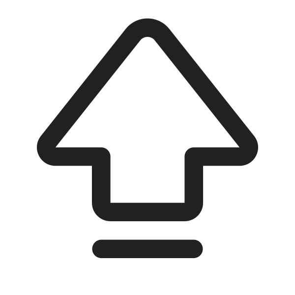 Ic Fluent Keyboard Shift Uppercase 16 Regular