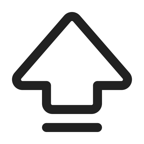 Ic Fluent Keyboard Shift Uppercase 24 Regular