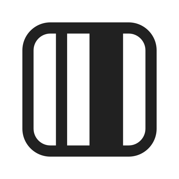 Ic Fluent Layout Column Four Focus Center Right 16 Filled