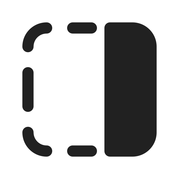Ic Fluent Layout Column One Third Right Hint 24 Filled