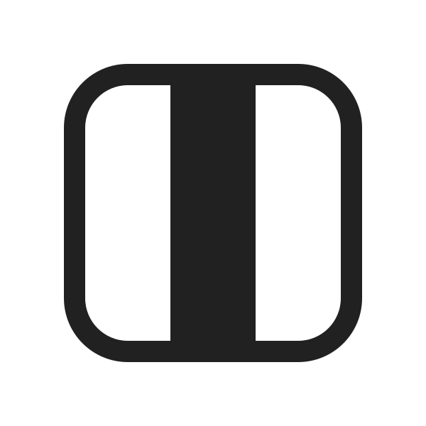 Ic Fluent Layout Column Three Focus Center 20 Filled