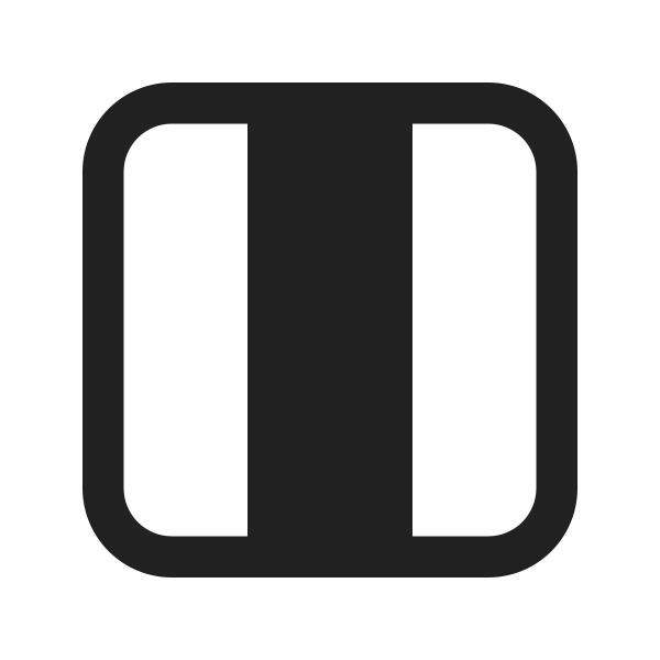 Ic Fluent Layout Column Three Focus Center 24 Filled