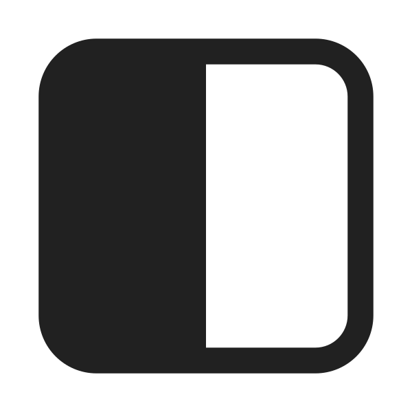 Ic Fluent Layout Column Two Focus Left 32 Filled