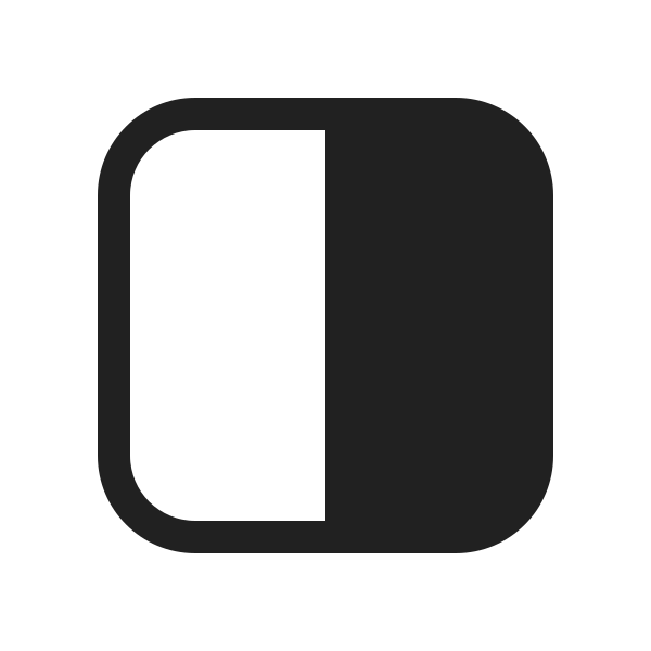 Ic Fluent Layout Column Two Focus Right 20 Filled