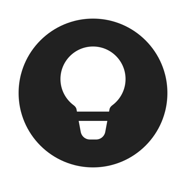 Ic Fluent Lightbulb Circle 20 Filled