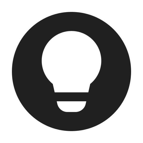 Ic Fluent Lightbulb Circle 24 Filled