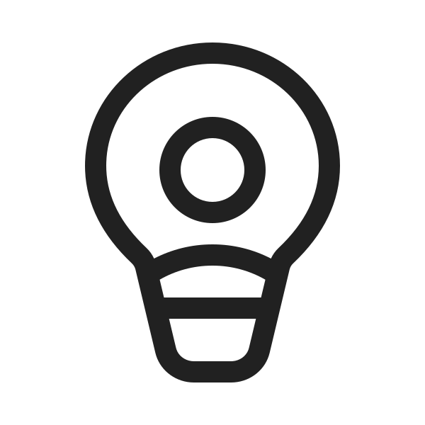 Ic Fluent Lightbulb Person 20 Regular