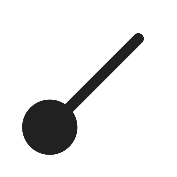 Ic Fluent Line Flow Diagonal Up Right 16 Filled
