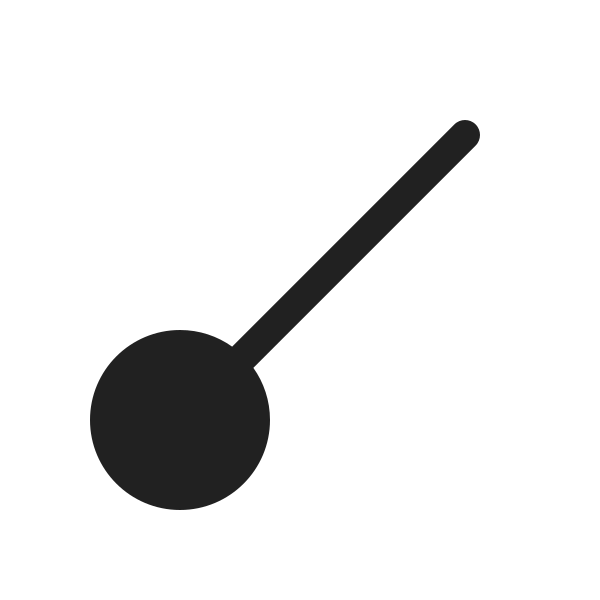 Ic Fluent Line Flow Diagonal Up Right 20 Filled