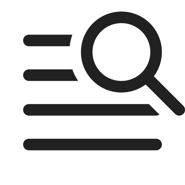 Ic Fluent Line Horizontal 4 Search 16 Regular