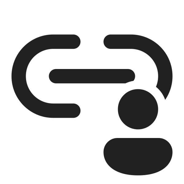 Ic Fluent Link Person 32 Filled