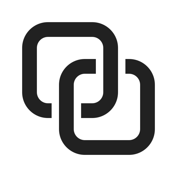 Ic Fluent Link Square 24 Filled