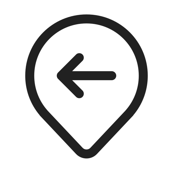 Ic Fluent Location Arrow Left 48 Regular