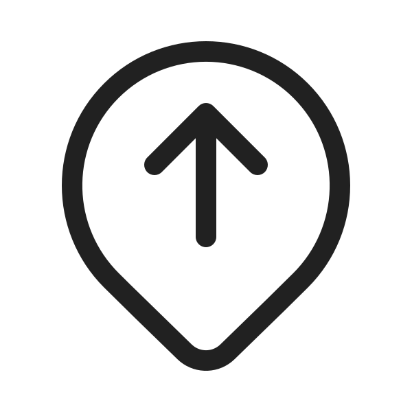 Ic Fluent Location Arrow Up 20 Regular