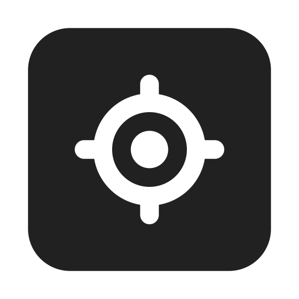 Ic Fluent Location Target Square 32 Filled