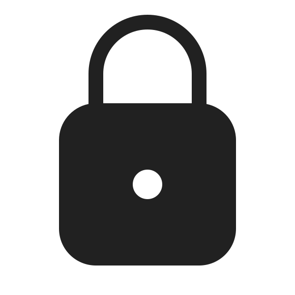 Ic Fluent Lock Closed 20 Filled