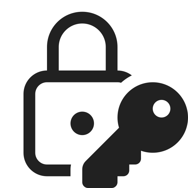 Ic Fluent Lock Closed Key 16 Regular